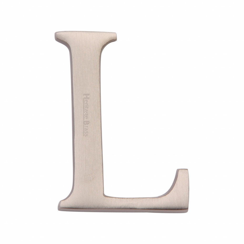 M Marcus Heritage Brass Letter L - Pin Fix 51mm